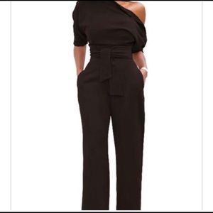 Short sleeve jumpsuit